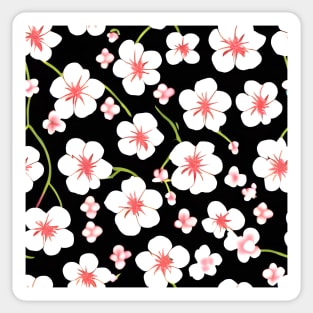 cherry blossom pattern Sticker